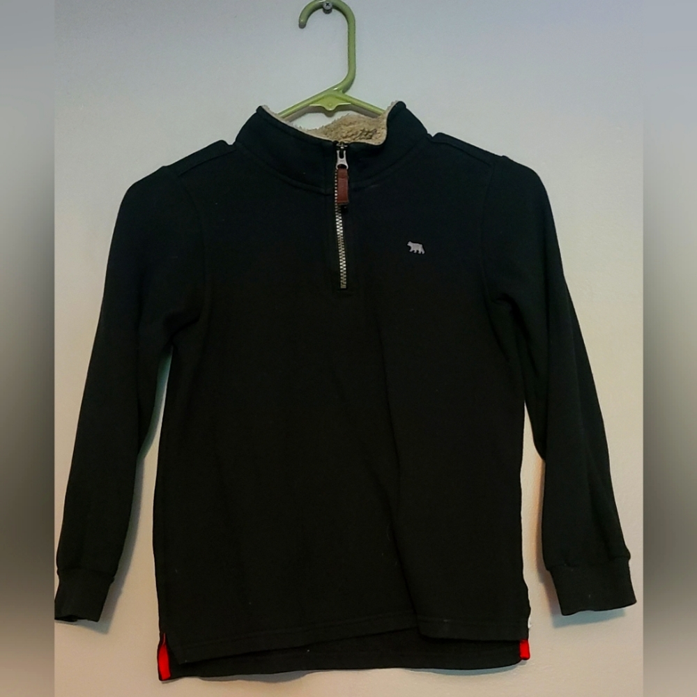 Carter's Kids Size 8 Boys Black Jacket with Zipper, Pull on Jacket